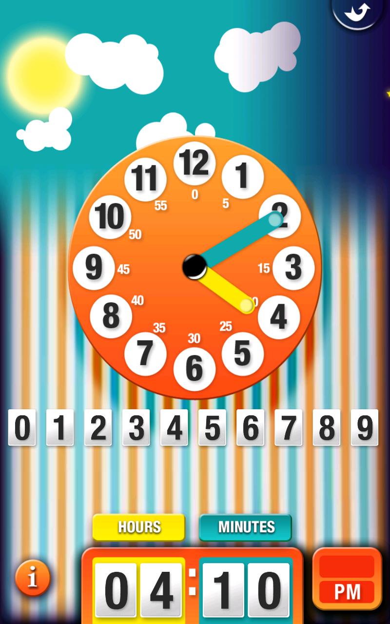 Learning to tell time is fun Screen 2