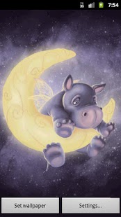 Free Download Sleepy Hippo Live Wallpaper APK for PC