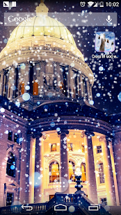 download christmas night city wallpaper free