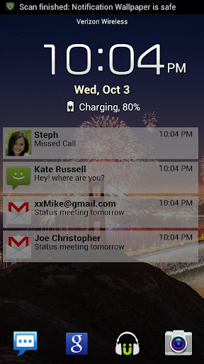 Lock Screen Notifications