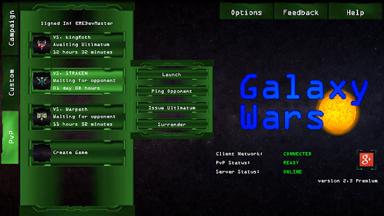Galaxy War: Star Colony Wars screenshot