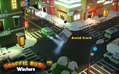 Traffic Rush Winters 3D poster 3