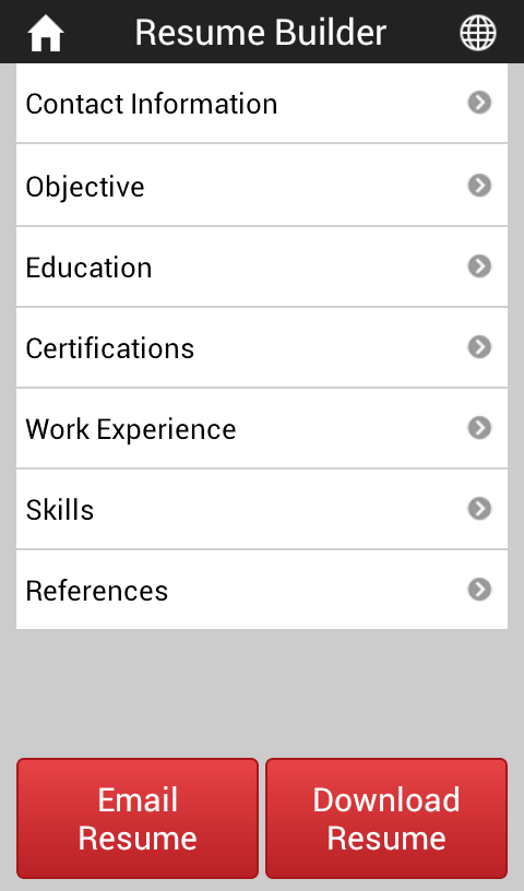 Resume Builder Apps For Job Hunters Weekly Smartphone App