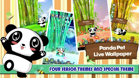 panda pet live wallpaper