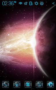 Download Galaxy Atom theme APK