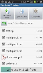 Easy Unrar, Unzip & Zip