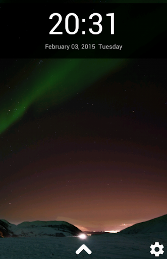 Aurora Lock Screen