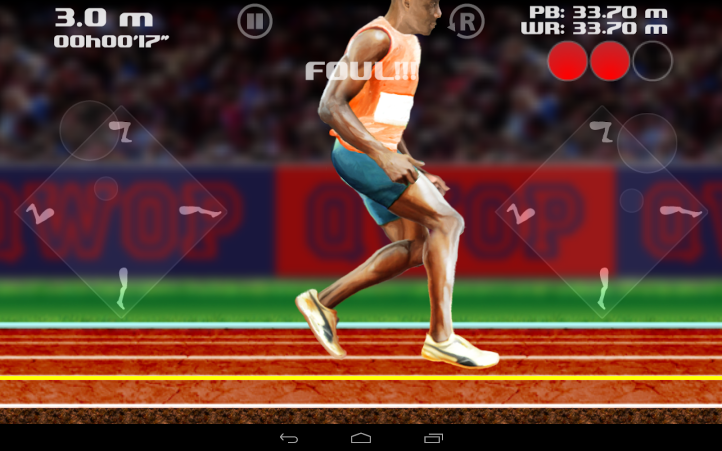 QWOP Google Play の Android アプリ