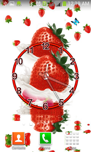 Strawberry Clock