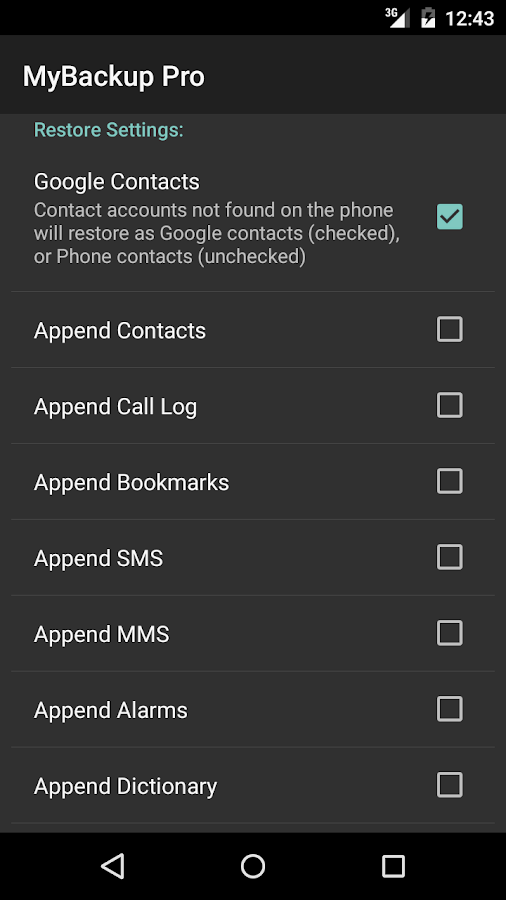 My Backup Pro Android Apps On Google Play