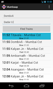 Mumbai Local Train Search Screenshots 0