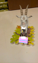 There are animals living ar augmented reality puzzle book poster 1