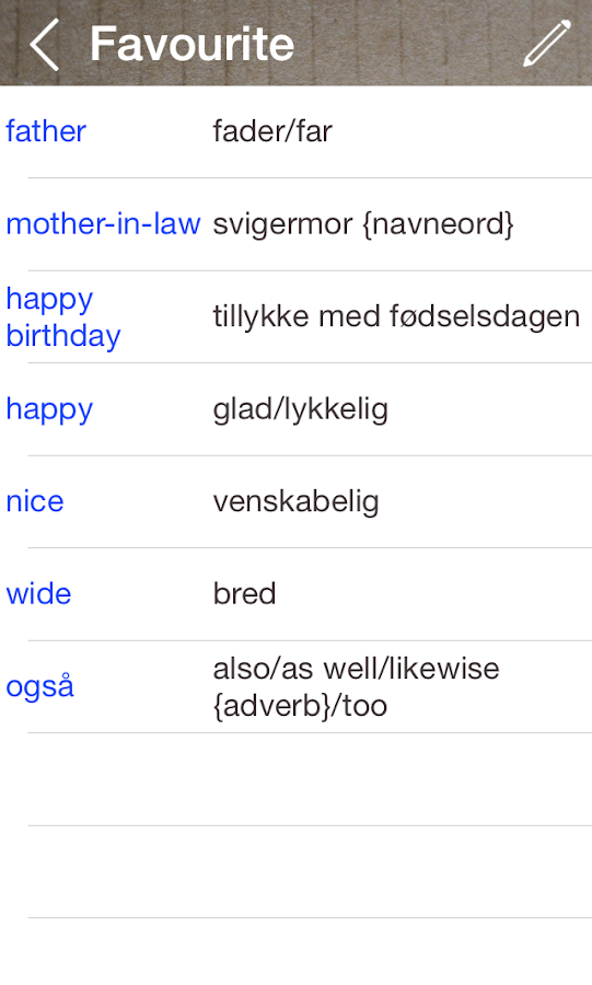 Danish English Dictionary & Translator Free Android Apps on Google Play