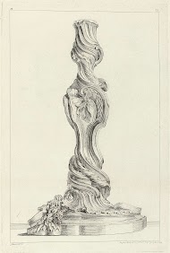 Ontwerp voor de voet van een kandelaar