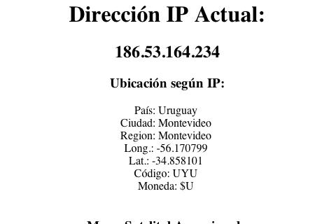 Direccion IP y Geolocación