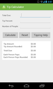 Free Download Tip Calculator APK for Android