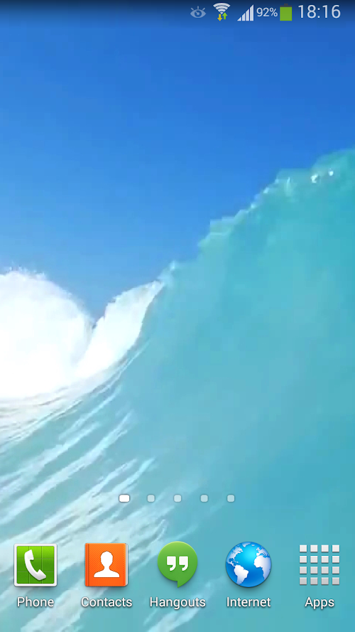 Android application Ocean Waves Live Wallpaper 40 screenshort