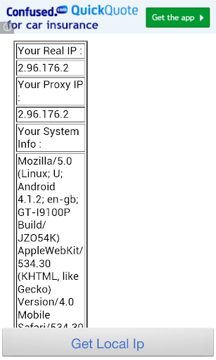 Test IP Proxy IP System