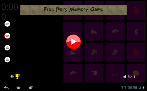 Memory Game: Fruit pairs match Screenshots 6