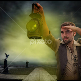 The Man With The Key by Patrick Desmet - Digital Art People