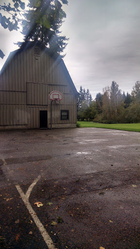 Teen Barn Basketball Court