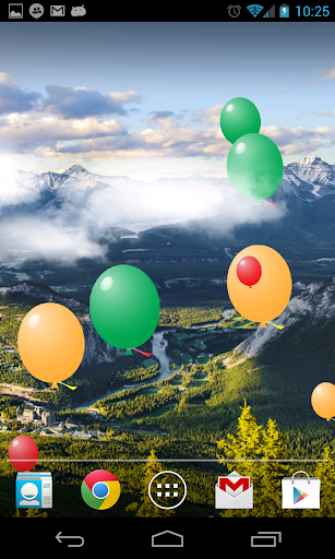 Galaxy S4 Balloons LWP Free