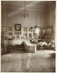 Interieur van De Wildbaan, het woonhuis van de fotograaf in Driebergen