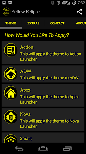 How to download Yellow Eclipse Launcher Theme 2.02 apk for bluestacks