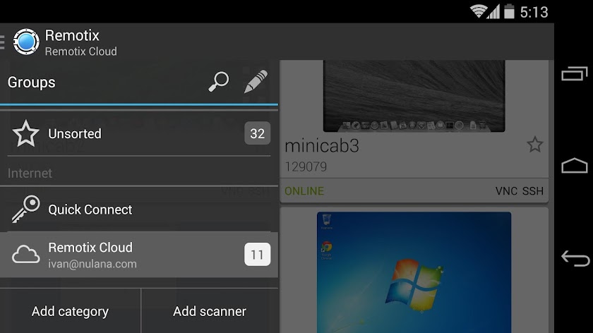 Remotix VNC RDP Remote Desktop Screen 3