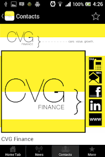 CVG Finance Screenshots 2
