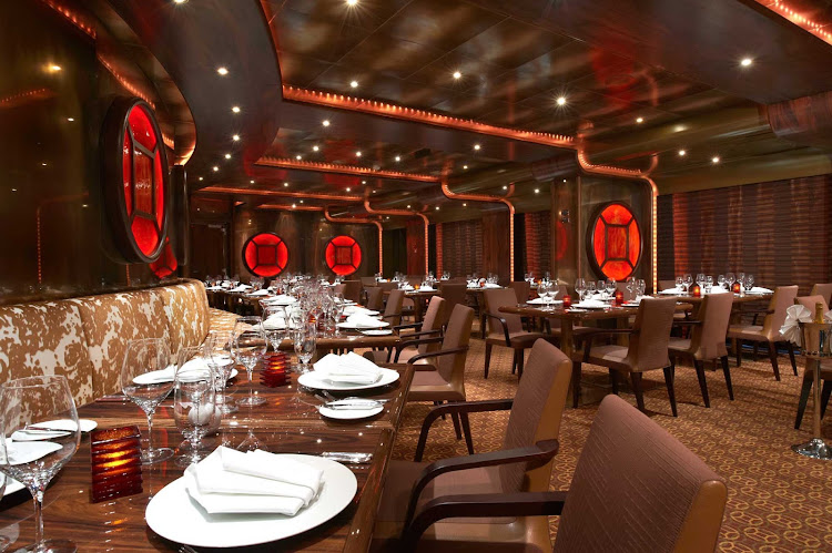 Before you set sail on your Carnival Magic cruise, be sure to reserve your table at the popular Prime Steakhouse.