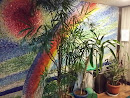 虹の壁画