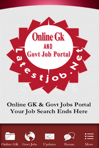 Online GK Govt Job Portal