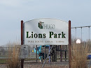 Lion's Park Sign