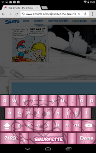 Smurfette Keyboard