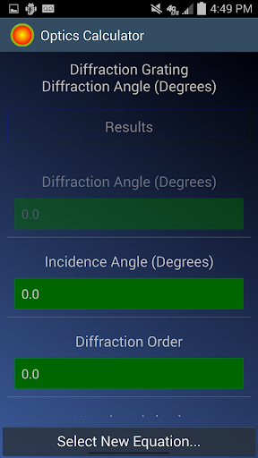 Optics Calculator