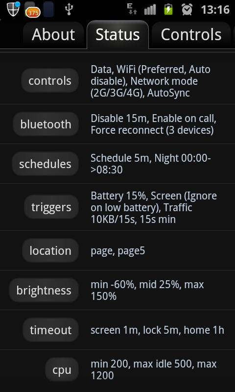 Android application JuiceDefender Ultimate screenshort