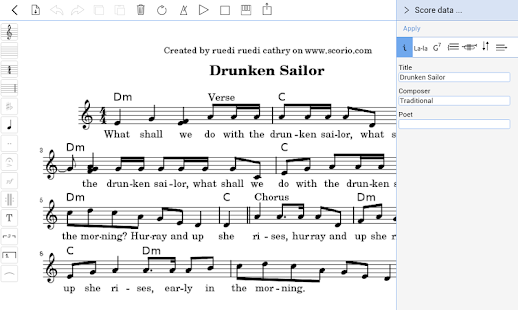 download scorio Music Notator free