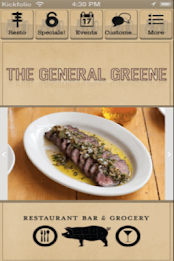 The General Greene Restaurant poster 1