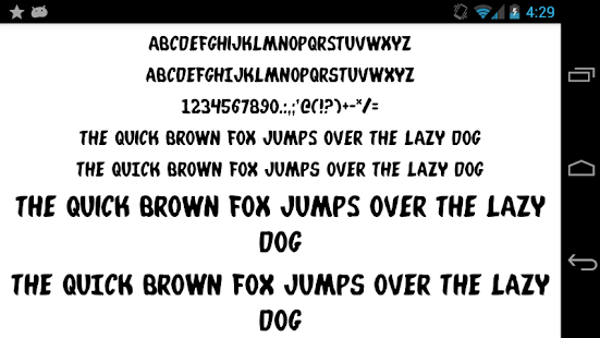 Fonts for FlipFont 50 Hand - náhled