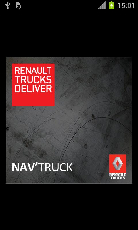 Android application NavTruck screenshort