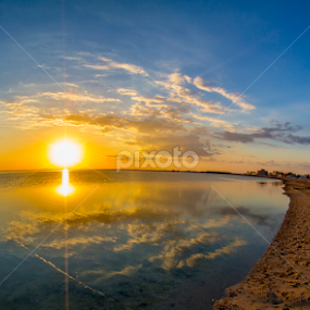 Cloud reflection by Naser Eid - Landscapes Sunsets & Sunrises