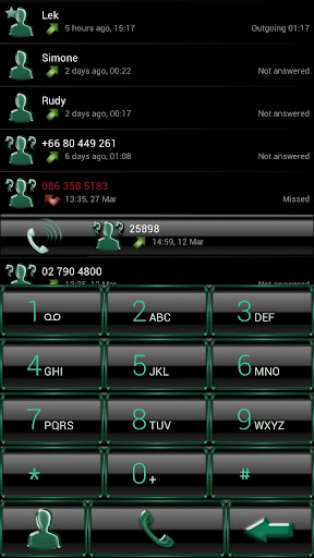 免費下載個人化APP|exDialer GlassMetalFrameBGreen app開箱文|APP開箱王