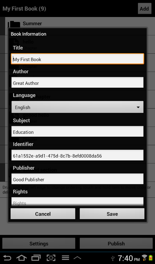 Creative Book Builder Android Apps on Google Play