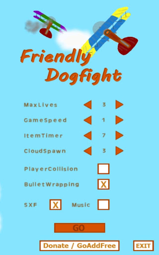 Friendly Dogfight 2player