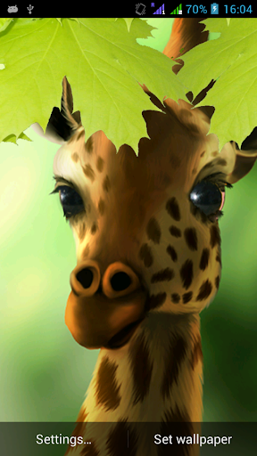 Giraffe HD Parallax LWP Free