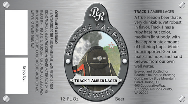 Logo of Roanoke Railhouse Track 1 Amber Lager