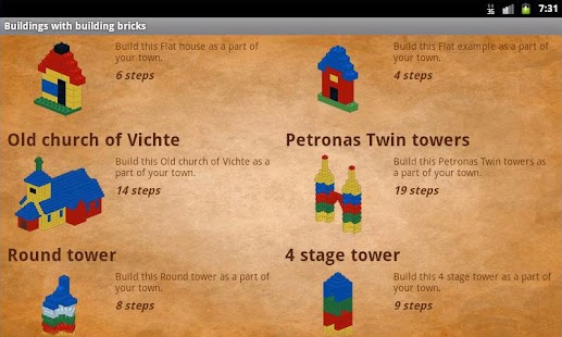 download Buildings with building bricks free