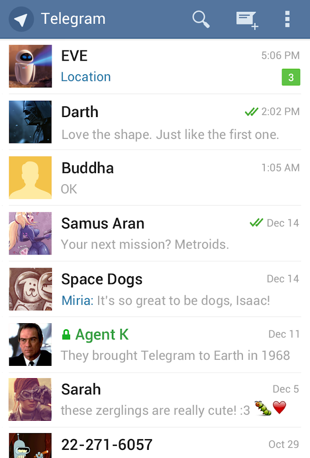 Telegram for Windows Phone