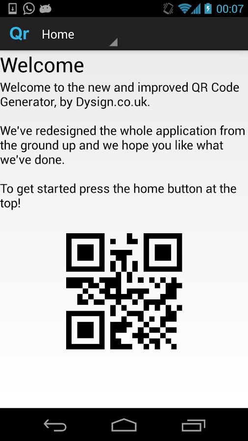    QR Code Generator- screenshot  